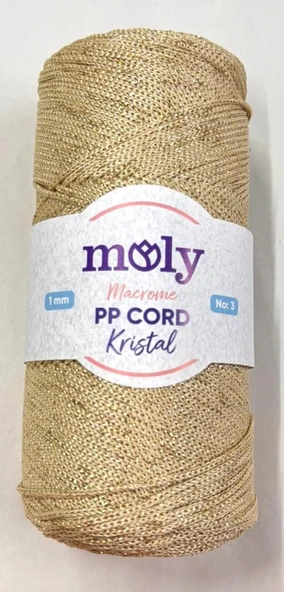 Angel Çanta Aksesuar Moly Yarn 200 Gr Simli Polyester Makrome No:48 ürün görseli 1