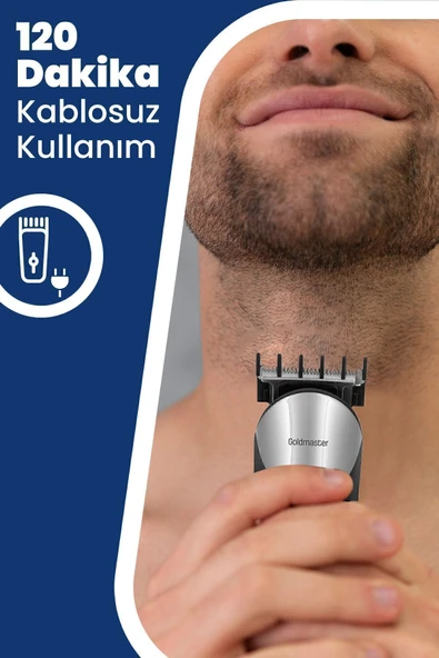 Fenomen Kablolu Kablosuz 120 Dakika Kullanımlı Paslanmaz Çelik Erkek Bakım Seti Full Standlı - 2