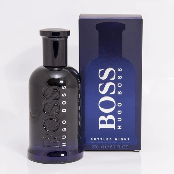 Hugo Boss Bottled Night Edt 200 ml Erkek Parfümü - 2