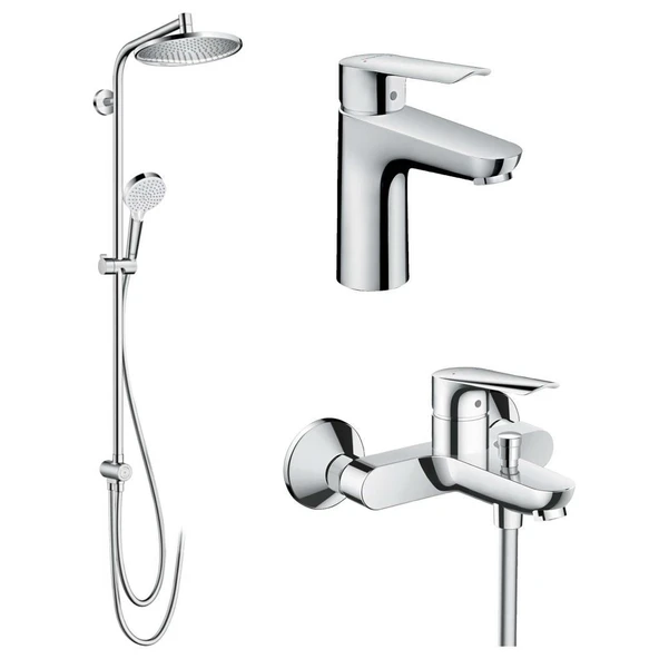 Hansgrohe Logis ve Crometta S240 Banyo Batarya Seti