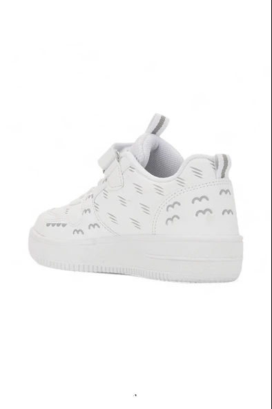 Unisex Çocuk Spor Ayakkabı Ortopedik Lastik Bağcık Cırtlı Desenli Kaymaz Taban Yürüyüş Sneaker 033 - 8