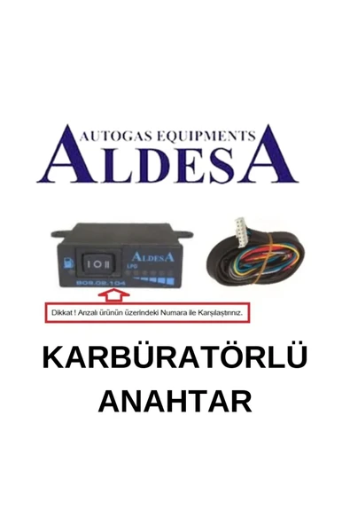 ALDESA KARBÜRATÖRLÜ DÜĞME VE TESİSAT SETİ