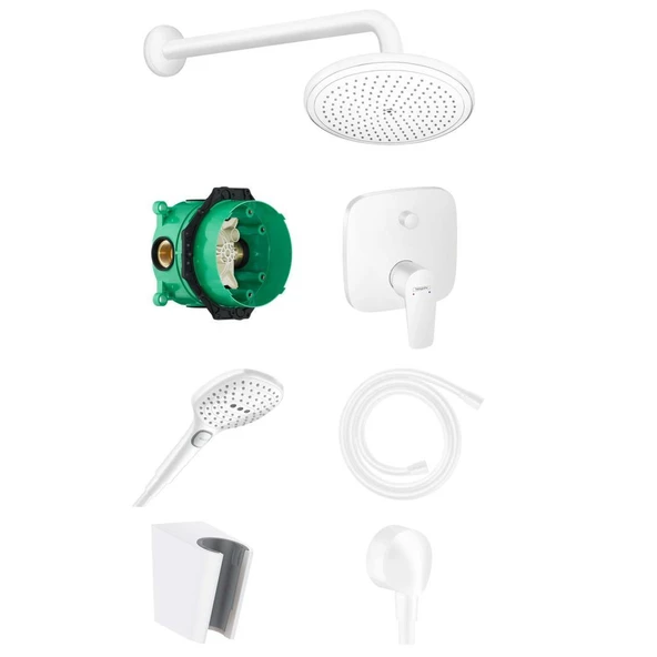 Hansgrohe Talis E Ankastre Banyo Seti Satin Beyaz - 1 ürün görseli