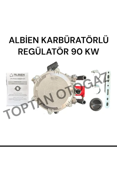 ALBİEN  KARBÜRATÖRLÜ REGÜLATÖR 90 KW (OTOGAZ BEYNİ) HEDİYELİ YENİ ÜRETİM TARİHLİ GARANTİLİ