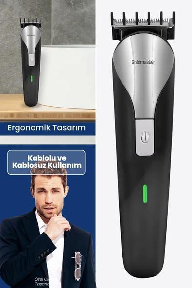 Fenomen Kablolu Kablosuz 120 Dakika Kullanımlı Paslanmaz Çelik Erkek Bakım Seti Full Standlı - 5