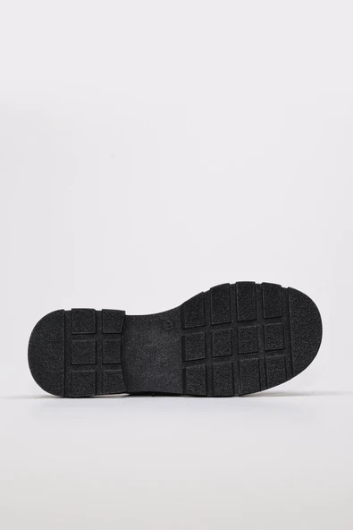 Hakiki Deri  Kadın Düz Terlik 710ZA992-1 - Resim 5