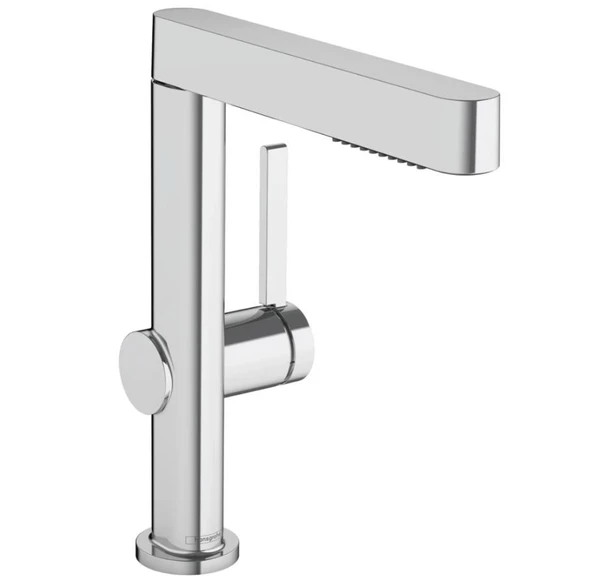 Hansgrohe Finoris Lavabo Bataryası 230 Spiralli 2 jet Bas-Aç gider seti ile 76063000 - 2