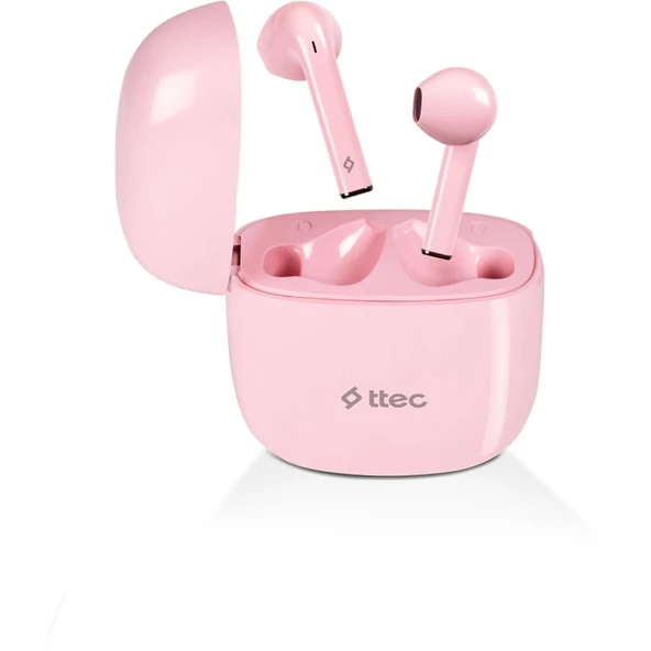 Ttec 2KM141B AirBeat Go Gerçek Kablosuz TWS Bluetooth Kulaklık Pembe