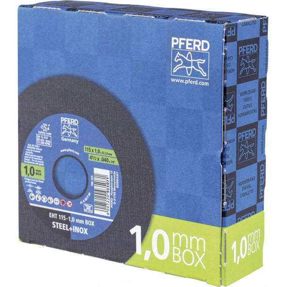 Pferd 115 x 1 İnce İnox Kesici Taş İnox Box 25 Adet 935071 - 3