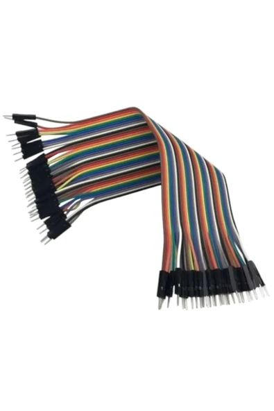 Rodevino Erkek-erkek Jumper Kablo 40 Adet 20 Cm 2.54 Mm Arduino - Resim 3