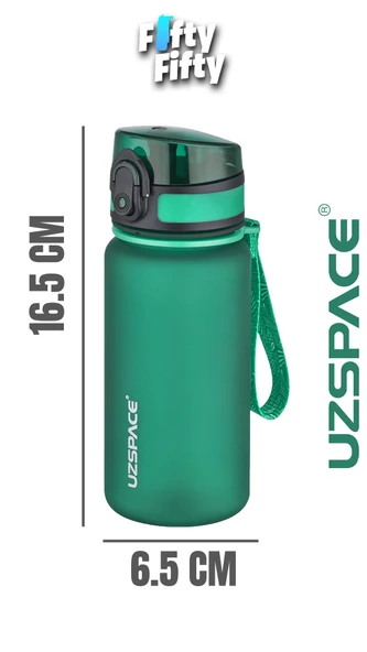 Uzspace 350 ML Pipetsiz Softtouch Tritan Çocuk Su Matarası -FF350MLUZS - 9