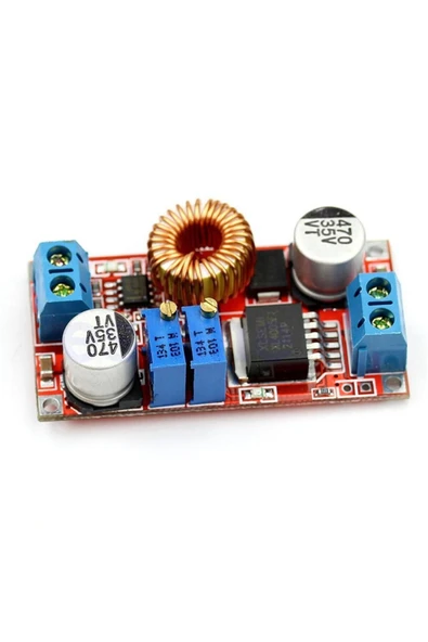 Rodevino 5a Xl4015 Dc-dc Step Down Ayarlanabilir Güç Kaynağı Modülü Akım Ve Voltaj Ayarlı Kırmızı Modül