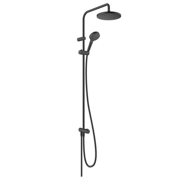 Hansgrohe Vernis Blend 200 Reno Duş Kolonu Ecosmart Satin Siyah 26099670 - 5