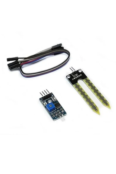 Rodevino Rezistif Toprak Nemi Algılama Sensörü Modül Soil Hygrometer - Resim 2