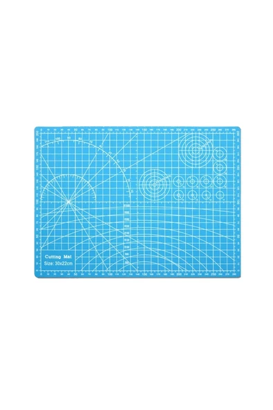Rodevino A4 Kesme Matı - Kesme Tablası - Kesim Altlığı - 21*30cm - Mavi - Cutting Mat - Resim 2