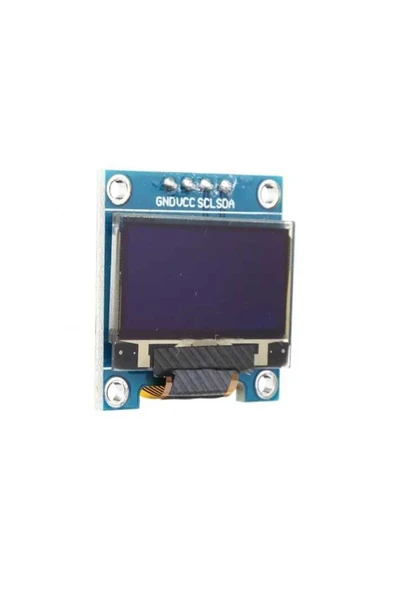 Rodevino 0.96 Inch 128x64 I2c Oled Display Ssd1306 Arduino Mavi - Sarı - Resim 3