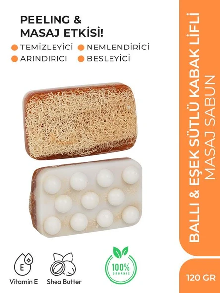 Kabak Lifli Sabun Ballı Eşek Sütlü