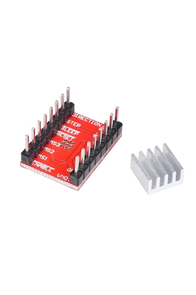 Rodevino Step Motor Sürücü Kartı A4988 Soğutuculu - Resim 2