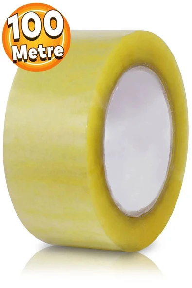 Rodevino 43 mm x 100 m Şeffaf Koli Bandı Ambalaj Paketleme Bandı