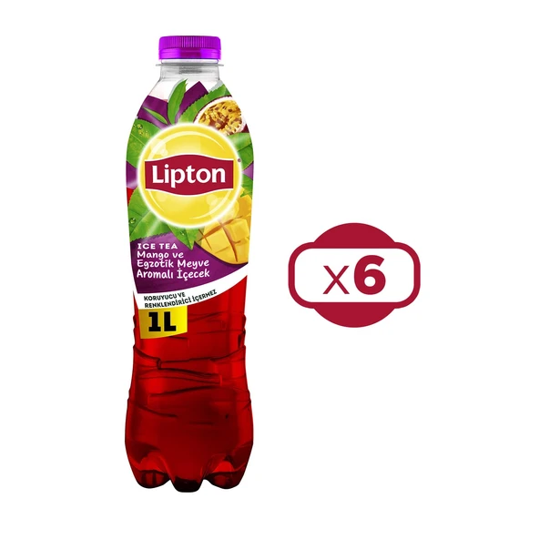 Lipton Ice Tea Mango 1 lt x 6 Adet ürün görseli 1