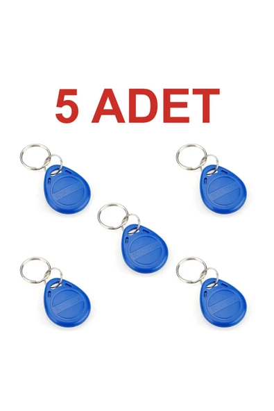 Rodevino 5 Adet 125khz Rfid Anahtar Göster Geç Anahtarlık ürün görseli