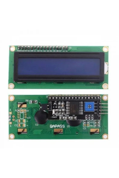 Rodevino 16x2 Lcd Ekran I2c (IIC MODÜLÜ ILE) 2x16