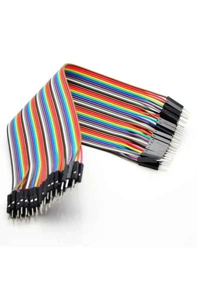 Rodevino Erkek-erkek Jumper Kablo 40 Adet 20 Cm 2.54 Mm Arduino - Resim 2