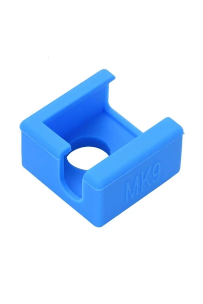Rodevino 2 Adet 3d Yazıcı E3d-v6 Mk8 / Mk9 Alüminyum Isıtıcı Blok Silikon Kılıfı - Mavi - Resim 4