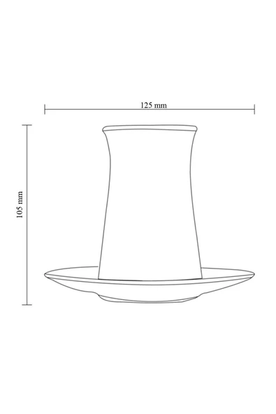 Paşabahçe 42891 Timeless Çay Bardağı - 7