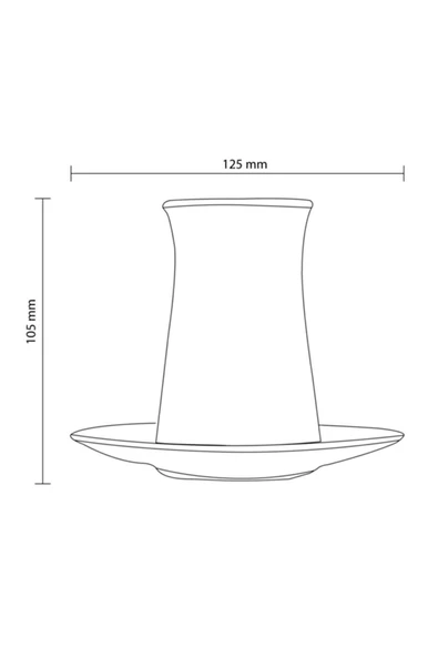 Paşabahçe 42891 Timeless Çay Bardağı - 6