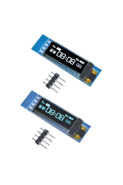Rodevino 0.91 Inch Oled Ekran I2c 128×32 Ssd1306 – Ince Mini Display Mavi Arduino ürün görseli