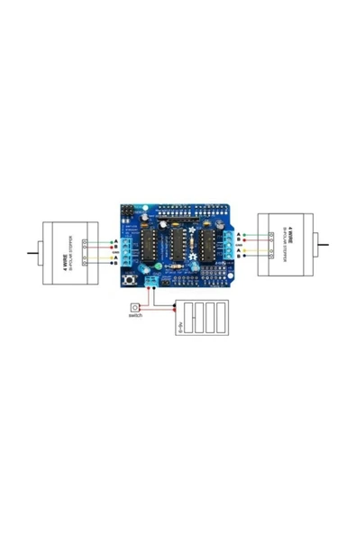 Rodevino L293d Motor Sürücü Shield Arduino Dc Motor Servo Ve Step Motor Sürücü - 2