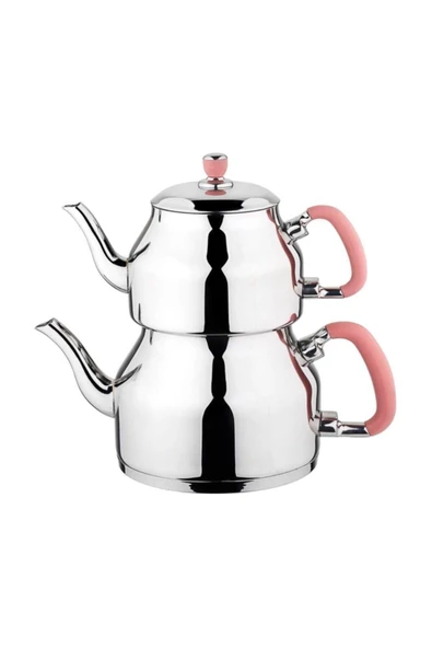 Özkent Özkent K-330 Sembol Mini Çaydanlık - Pembe Kulp