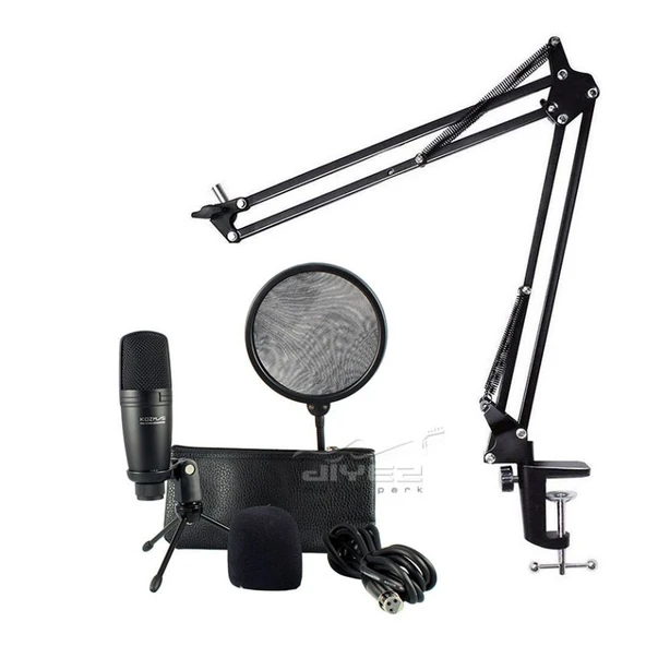 Kozmos KCP-3 Pro Aksesuarlı Condenser Stüdyo Mikrofonu ürün görseli