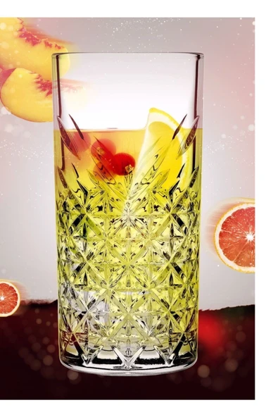 Paşabahçe 4'lü Timeless Sangria / Mojito Keyfi Uzun Kokteyl Bardağı Orjin Kutulu - 2