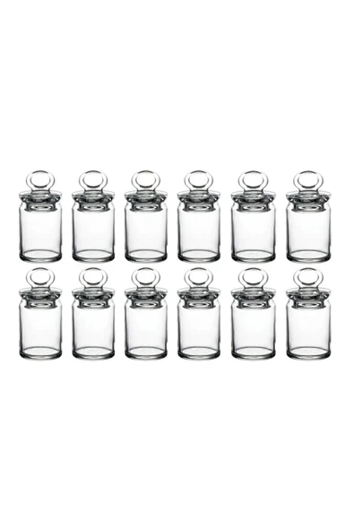 Paşabahçe 95104 Kitchen Mini Baharatlık Kavanoz 240 Cc - 12 Adet