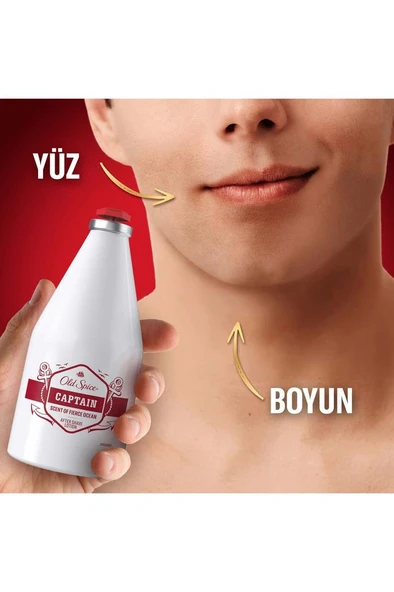 Old Spice Captain After Shave Lotion 100 ml Tıraş Sonrası Losyon - Resim 8