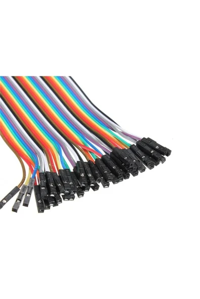 Rodevino Dişi‑dişi Jumper Kablo 40 Adet 20 Cm 2.54 Mm Arduino - Resim 2