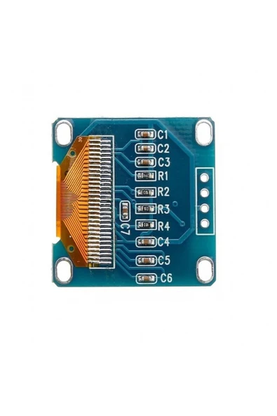 Rodevino 0.96 Inch 128x64 I2c Oled Display Ssd1306 Arduino Mavi - Sarı - Resim 2