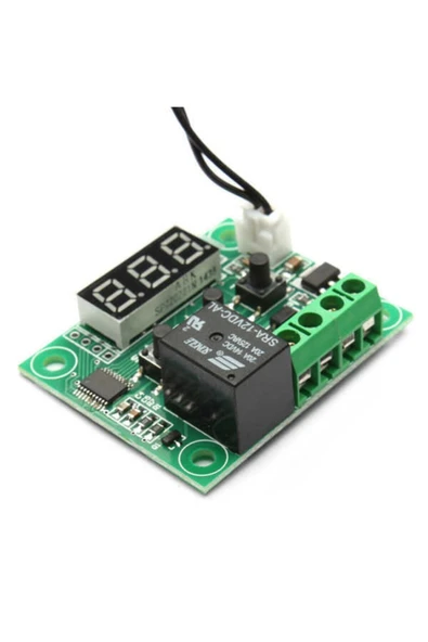 Rodevino W1209 Dijital Termostat Sıcaklık Kontrol Kartı 12v Röle Ntc Sensör ürün görseli