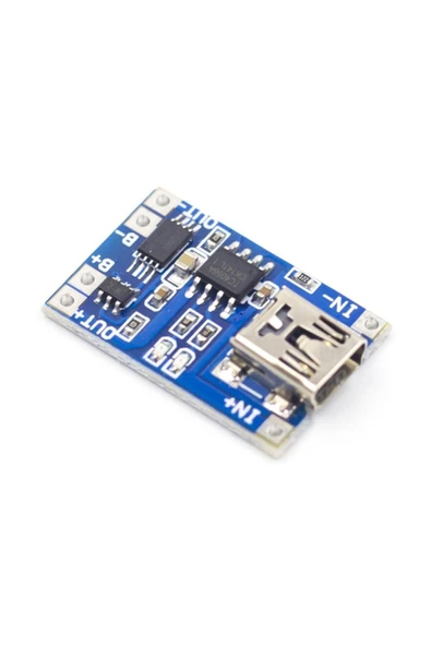Rodevino 3 Adet Tp4056 Akım Korumalı 1a Lipo Batarya Şarj Modülü (MİNİ USB) - Resim 3