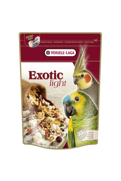 Versele Laga Exotic Lıght Papağan ve Pareket Kuruyemiş Tahıl Karışımı 750 Gr