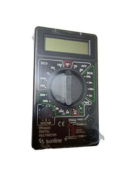 Rodevino Dt830d Dijital Ölçü Aleti Multimetre Avo Metre - Dijital Ölçüm Cihazları - Resim 2