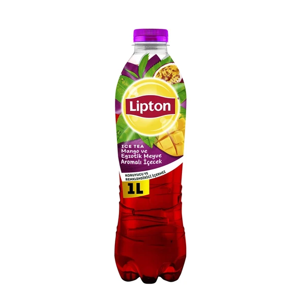 Lipton Ice Tea Mango 1 lt x 6 Adet - Resim 2