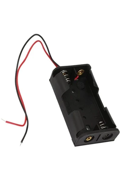 Rodevino 3 Adet 2li Aa Pil Yuvası Kablolu Battery Holder Switch’siz - Resim 3