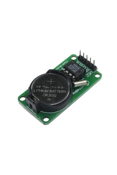 Rodevino Ds1302 Rtc Modül – Gerçek Zamanlı Saat Cr2032 Yuvalı - Pil Dahil Değil - Resim 2