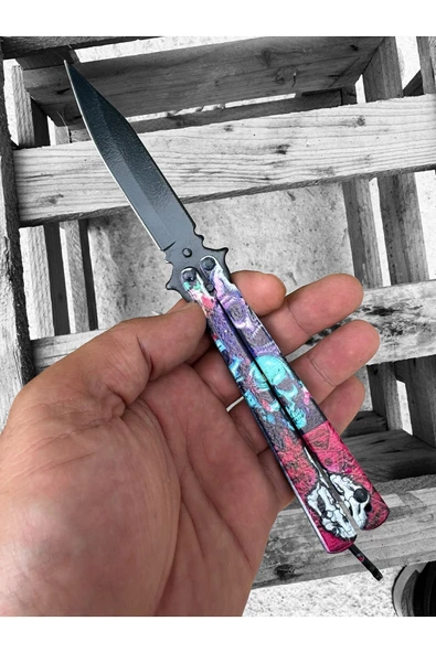 Kuru Kafa Desenli Eğitim Kelebeği - Keskin Değildir - Resim 3