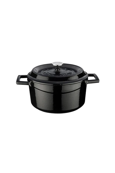 Lava Döküm Yuvarlak Tencere. Trendy Çap 20cm.