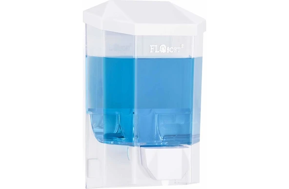 Flora Plastik Şeffaf Sıvı Sabunluk Flosoft F032 500 Ml