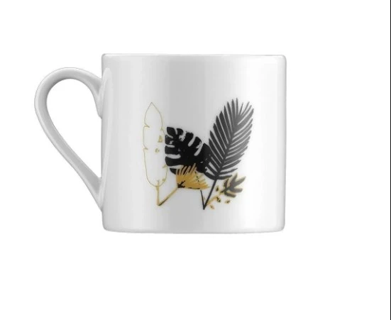 Kütahya Porselen Golden Leaf 12 Parça 6 Kişilik Kahve Fincan Takımı - 6